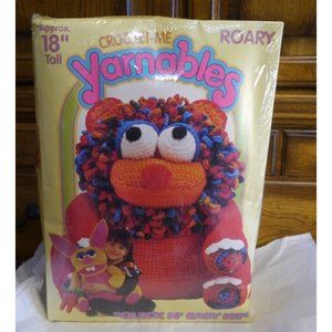 Crochet-Me Yarnables Kit Roary 18" T New Old Stock Sealed in Box VTG Lion Cute!